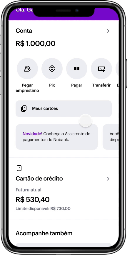 Como funciona o assistente de pagamentos
